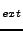 $_{ext}$